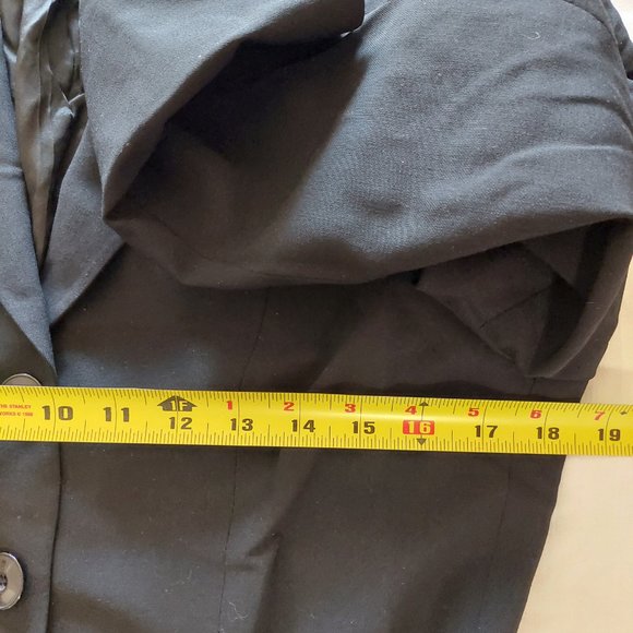 KS Selection Black 3 Button Blazer, Size US 6 DE 36 - Picture 7 of 9